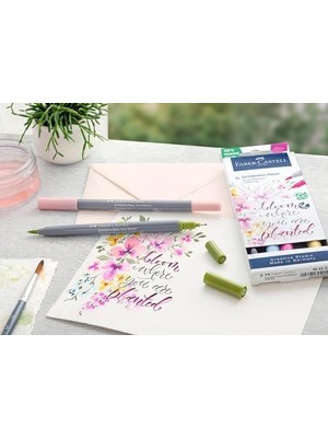 Goldfaber Aqua Çift Uçlu Sanatsal Markör 6’lı Kaligrafi