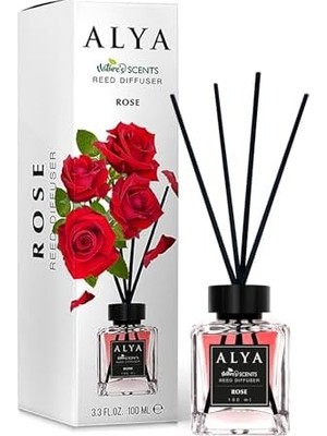Rose Bambu Çubuklu Oda Kokusu- Gül Kokusu