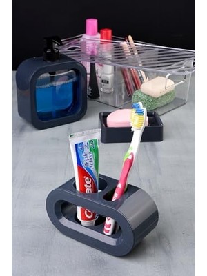 Modern Tasarım 4 Parça Banyo Aksesuar Seti Modern Hafif Lüks Yıkama Kabı Banyo Aksesuarları Banyo Seti Losyon Şişeleri, Diş Fırçası Tutacağı, Diş Kupası, Sabunluk