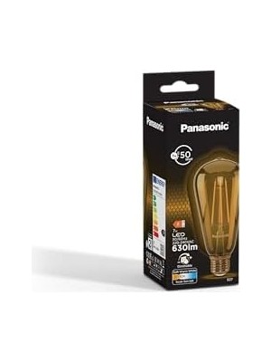E27 Dim Edilebilir Filaman ST64 Lamba 7W 630LM 2000K Gold