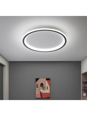 AVİZE Ø40CM Içe ve Dışa Işık LED Avize Plafonyer