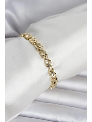Nacario Mey Ithalat® Xuping Kelebek Model Gold Renk Kadın Bileklik
