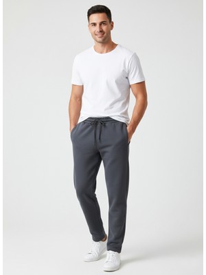Obje Erkek Füme 3 Iplik Şardonlu Regular Fit Alt