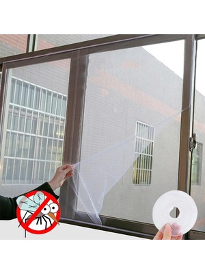Techora Sale Tüm Cam Pencere Kapılara Uyumlu Çift Kanat Pencere Sinekliği