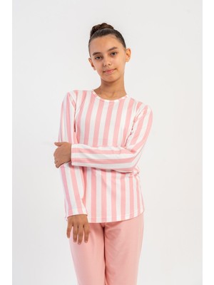 Obje Kız Çocuk Pembe Marla Üst