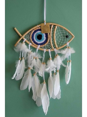 Aesco Rüya Kapanı Düş Kapanı Dream Catcher Balık Tasarımı