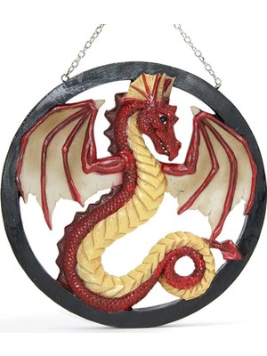 Aesco Duvara Asmalı Polyester Dragon Pano Dekoratif Hediyelik