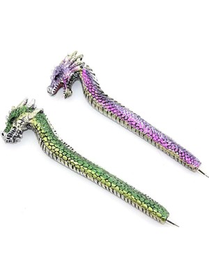 Aesco Dragonlu Polyester Tükenmez Kalem