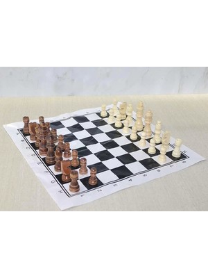 Aesco Ahşap Satranç Taşı 8 cm