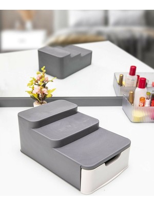 Hereveoyuncak Compact Çekmeceli ve Standlı Düzenleyiici- Makyaj Organizeri