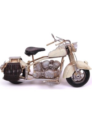 Aesco Dekoratif Metal Motosiklet Vintage Dekoratif Ev Ofis Hediyelik