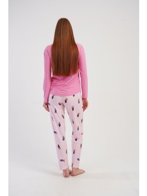 Obje Kadın Pembe Marla Pijama Üstü