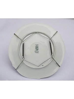 CATEKSSS Tabak Askı Aparatı 21-25 Cm1 Adet Metal Gümüş Tr