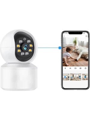 Ototechparca Uygulama Destekli Wi-Fi Ev Güvenlik Kamerası