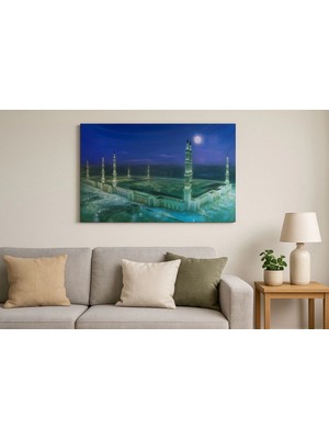 Freedom Storee Mescid-I Nebevi Duvar Tablosu Resmi - Islami Hediye Seçeneği 40X60 cm