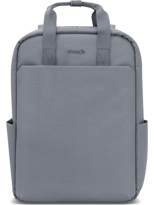 Mack MCE-1522 Nova Eco Çevre Dostu Laptop Sırt Çantası 15.6 Inç, Ykk Fermuarlı Bilgisayar Sırt Çantası, Kadın ve Erkek Günlük Çanta, Okul ve Iş Çantası, Gri