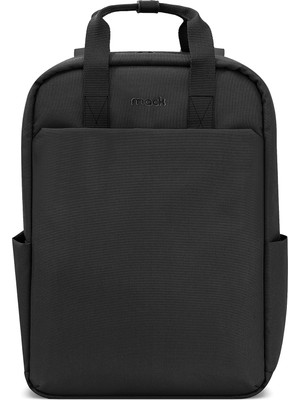 Mack MCE-1521 Nova Eco Çevre Dostu Laptop Sırt Çantası 15.6 Inç,ykk Fermuarlı Bilgisayar Sırt Çantası, Kadın ve Erkek Günlük Çanta, Okul ve Iş Çantası, Siyah