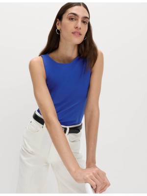 Marks & Spencer Pamuk Karışımlı Slim Fit Üst