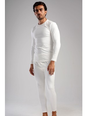 Obje Erkek Ekru Comfort Termal Uzun Alt