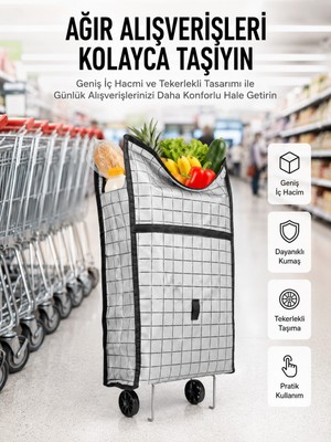 Twin Store Geniş Hacimli Tekerlekli Çantası Dayanıklı Ergonomik