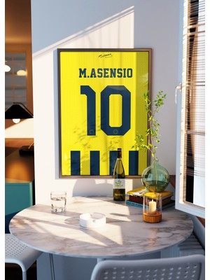 Base Concept M.asensio 10 Yeni Çubuklu Poster Tablo (Çerçeveli)