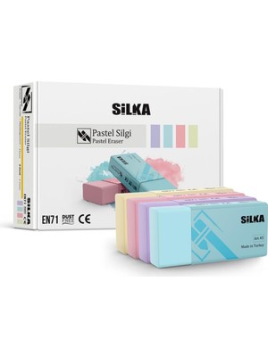 Starseven Si̇lka 1 Adet Silgi Pastel Random Renk Art.45, 6140.00036