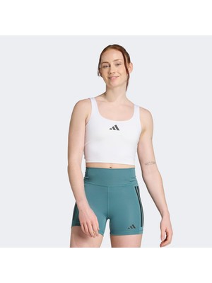 adidas Power Light Support Kadın Beyaz Antrenman Bra.-