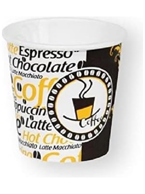 Aygün Excodi Cup - [ Cup ] 4 Oz Kullan At Bardak - 100 ml - 300 Adet Kaliteli Bardak - Türk Kahves