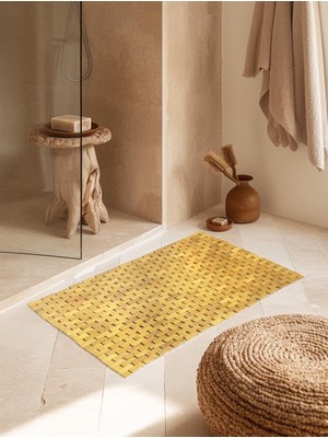 Paçi Premium Bath Serisi 50X80 cm Doğal Bambu Banyo Paspası