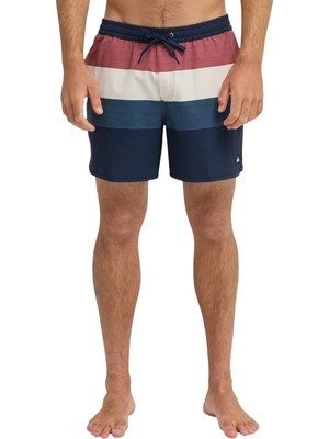 Quiksilver Strech Scallop Lacivert Erkek Mayo