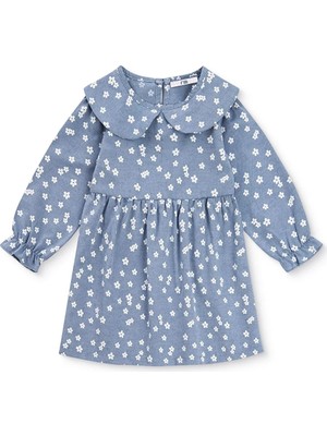 Mothercare Kız Bebek Elbise Bisiklet Yaka Kısa Kol