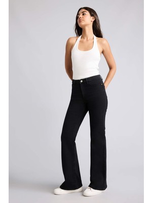 DeFacto Flare Fit Normal Bel Jean Pantolon H7470AX26AU