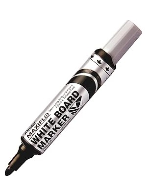 Uravas Store Pentel Mwl5 Kolay Kuruyan Tahta ile Marker Maxiflo Termos Yuvarlak Uçlu, 2.5 Mm, 1 Adet