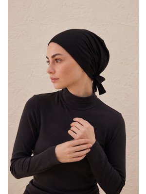 OKR Ipeksi Dikişsiz Bone Siyah