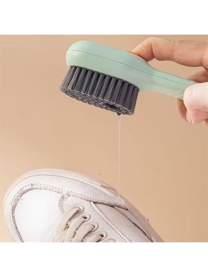 TeknoKapsül Deterjan Hazneli Süet Bot Nubuk Ayakkabı Temizleme Fırçası Mutfak Banyo Fırçası Çok Amaçlı