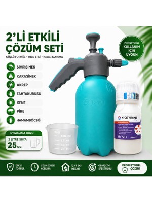 Bayer K-Othrine Sc 50 + Basınçlı El Pompası 2’li Set