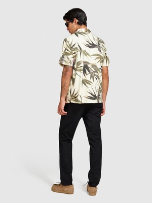Sisley Pamuk Karışımlı Slim Fit Chino Pantolon Erkek Siyah Pantolon - 324P4TEQSF02E