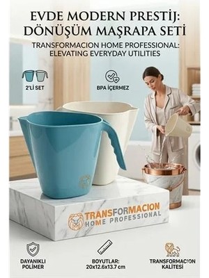 TeknoKapsül Maşrapa Seti | 2'li Kırılmaz Banyo Su Tası, Ergonomik Tasarım 723090