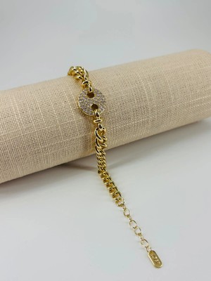 TeknoKapsül Renk Pirinç cm Bileklik 17+4 cm - KBL0515