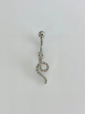 TeknoKapsül Yılan Detaylı Göbek Piercing - PG0157