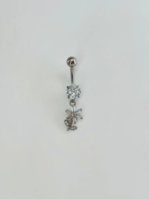 TeknoKapsül Çiçek Detaylı Göbek Piercing - PG0110