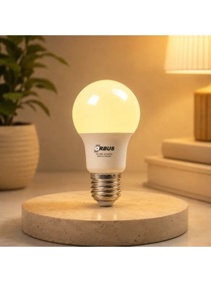 Orbus LED Ampul ORB-9W Sarı Işık E27 840 LM