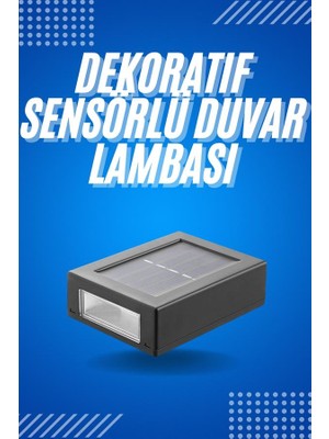 Zero Land Aconcept Solar Güneş Li Çift Taraflı Duvar Lambası Çift Taraflı Duvar Lamba Güneş Li