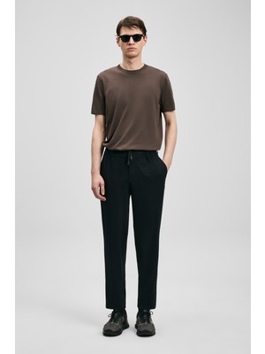 Lufian Evrıc Smart Erkek Chino Pantolon Slim Fit Siyah