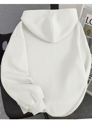 Touz Moda Streetwear Baskılı Unisex Oversize Kapüşonlu Sweatshirt Hoodie
