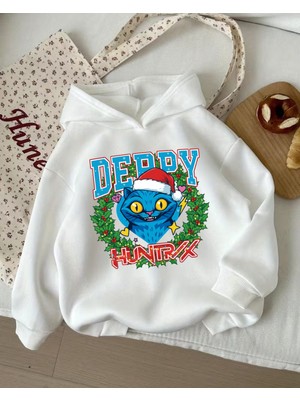 Touz Moda Christmas Young Kpop Demon Hunters 3 Iplik Kalın Sweet Hoodie