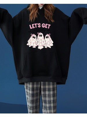 Touz Moda Halloween Serisi Kapüşonlu Oversize