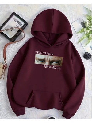 Touz Moda Atatürk Baskılı Unisex Oversize Kapüşonlu Sweatshirt Hoodie