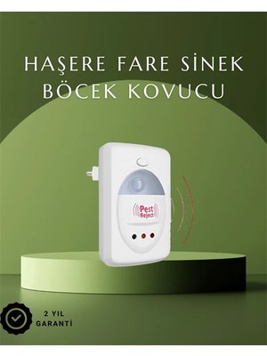Savarga Ultrasonik Ses Dalgalarıyla Kimyasalsız Fare ve Böcek Kovucu Cihaz