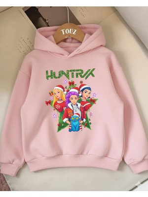 Touz Moda Christmas Young Kpop Demon Hunters 3 Iplik Kalın Sweet Hoodie